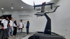 Miniatur Sky Taxi IKN