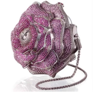 Judith Leiber Precious Rose